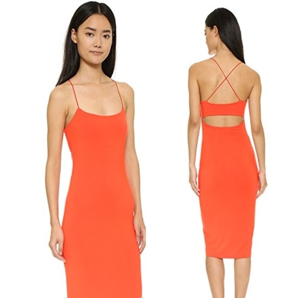 alexander wang strappy tank dress